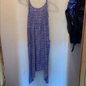 Blue High low dress